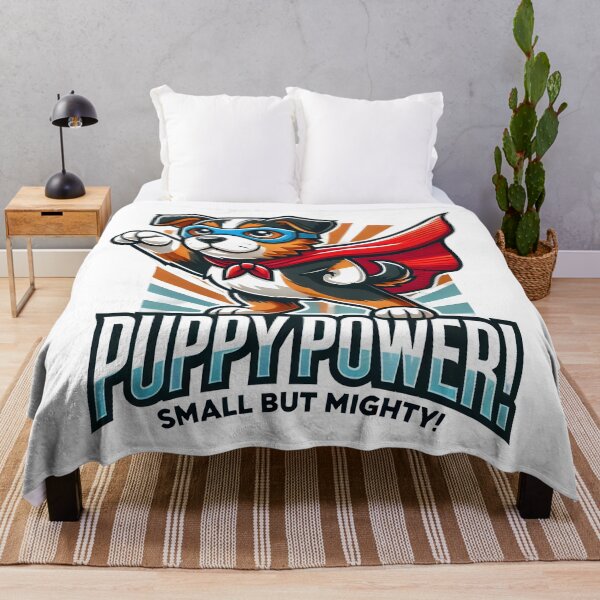 Item preview, Superhero Puppy Power – Cute Cartoon Dog with Cape and Mask designed and sold by The-T-In-Retro.