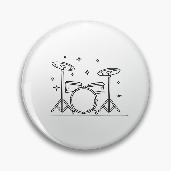 Item preview, A snare drum beside a cymbal on a band setup designed and sold by rasagamastore.