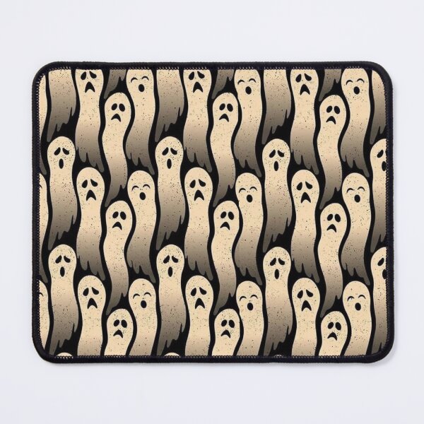 Item preview, Spooky Ghost Pattern Cute Halloween Wallpaper Design designed and sold by kiamiontie.