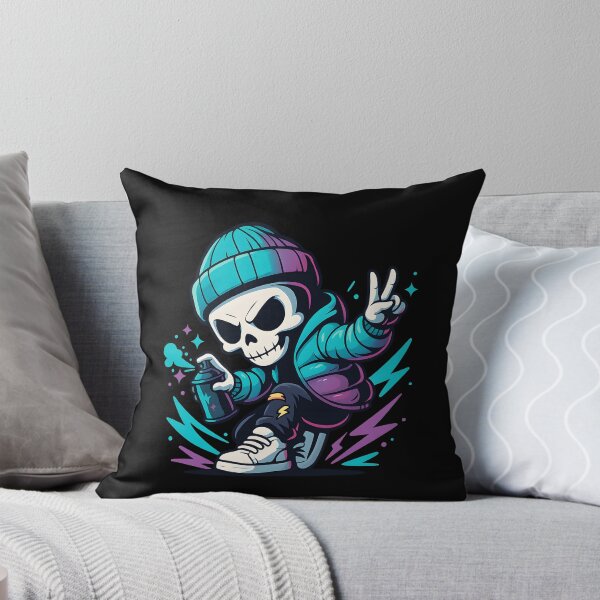 Item preview, Streetwear Skull Graffiti Urban Hip Hop designed and sold by MarCinu Art.