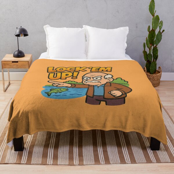 Item preview, Lock ’Em Up – Viral Fishing Meme Design designed and sold by Bratak.