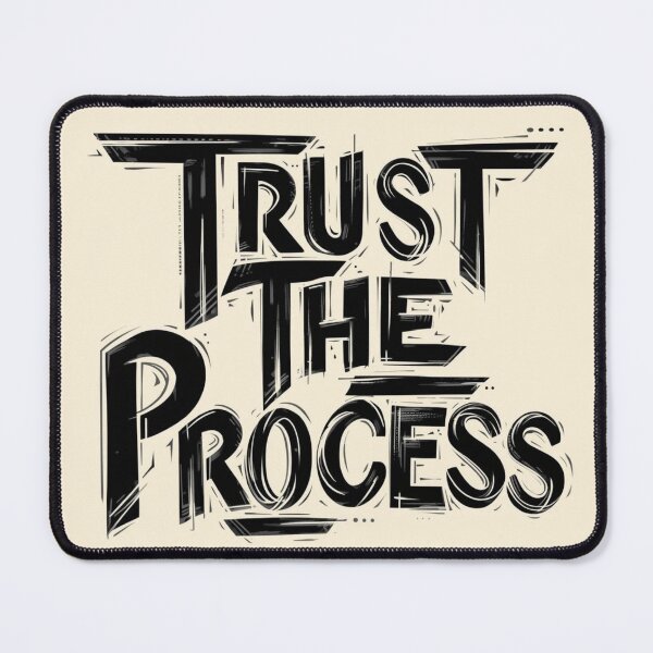 Item preview, Trust The Process - Bold Hand-Drawn Typography designed and sold by ZenPaths.