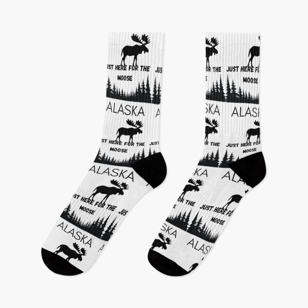 Item preview, ALASKA– Just Here For The Moose designed and sold by GiggleDesign.
