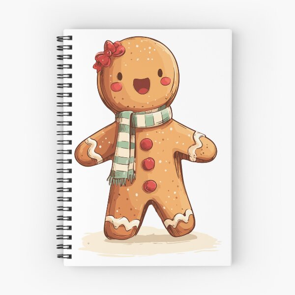 Item preview, Cute Gingerbread Man Christmas Cookie – Festive Holiday Illustration designed and sold by Moss and Moon Studio.