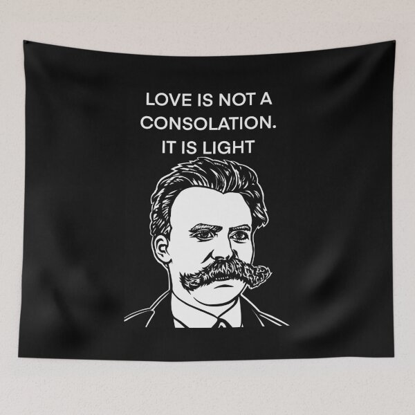 Item preview, FRIEDRICH NIETZSCHE quote .9 - ink portrait designed and sold by lautir.