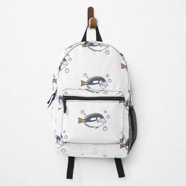 Item preview, A surgeonfish near bubbles in clear tropical water designed and sold by rasagamastore.