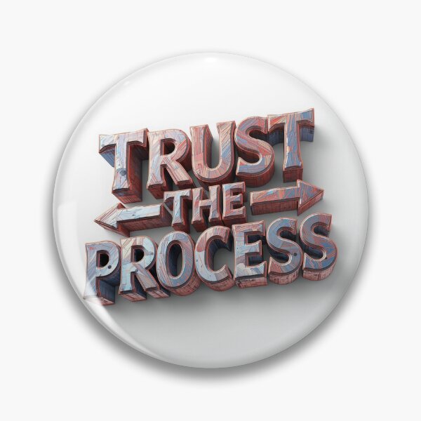 Item preview, Trust The Process - Metallic 3D Arrow Graphic designed and sold by ZenPaths.