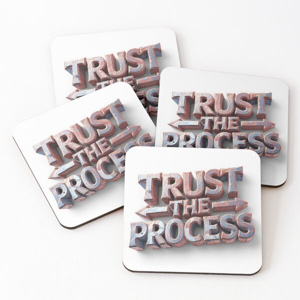 Item preview, Trust The Process - Metallic 3D Arrow Graphic designed and sold by ZenPaths.