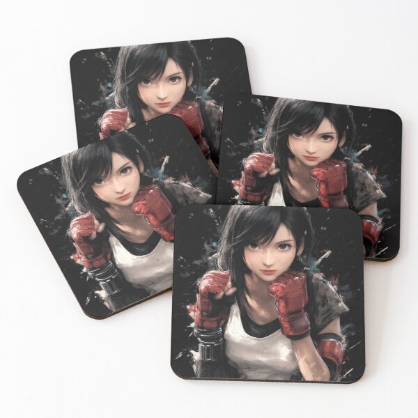 Item preview, Tifa Lockhart: Gloved Avalanche in Midgar's Neon Storm designed and sold by Senpaiwaves.