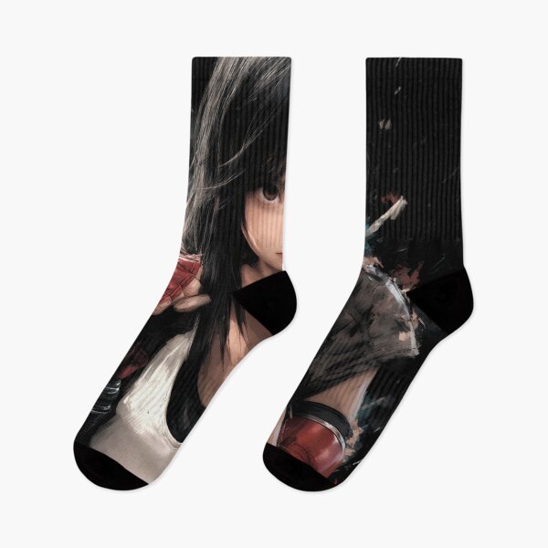 Item preview, Tifa Lockhart: Gloved Avalanche in Midgar's Neon Storm designed and sold by Senpaiwaves.