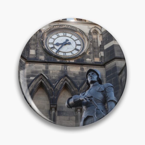 Item preview, Night time, Statue Of a Knight and Clock Tower designed and sold by David Patterson.