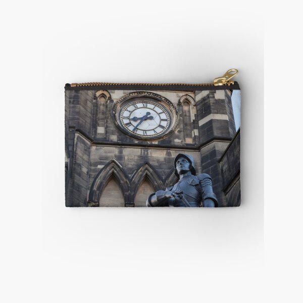 Item preview, Night time, Statue Of a Knight and Clock Tower designed and sold by David Patterson.
