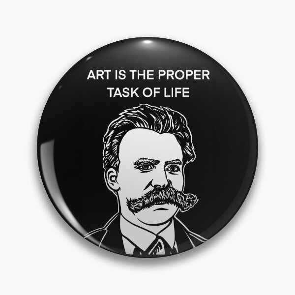 Artikelvorschau, FRIEDRICH NIETZSCHE Zitat .10 - Tintenporträt entworfen und verkauft von lautir.