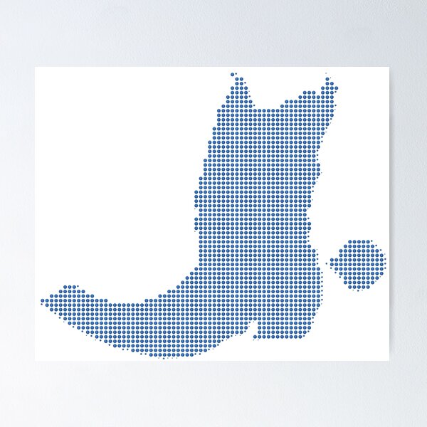 Item preview, Blue Rhinestone  Cowboy Boot designed and sold by TheIconSmith.