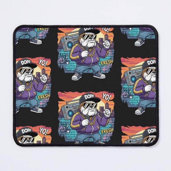 Item preview, Hip Hop Bulldog – Street Rap Style designed and sold by CARTOON CRAZE.