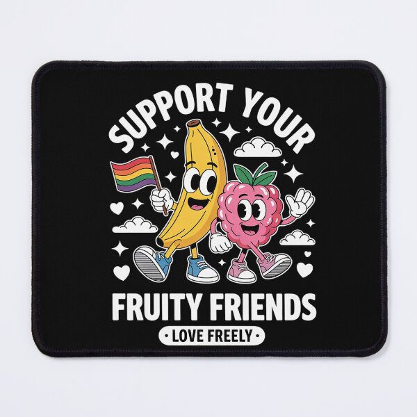 Item preview, Support Your Fruity Friends Fruit LGBT Pride Support designed and sold by THagBlue.