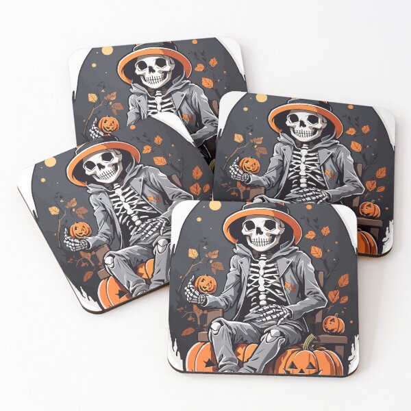 Item preview, Friendly Skeleton Halloween Vibes designed and sold by westtricks.