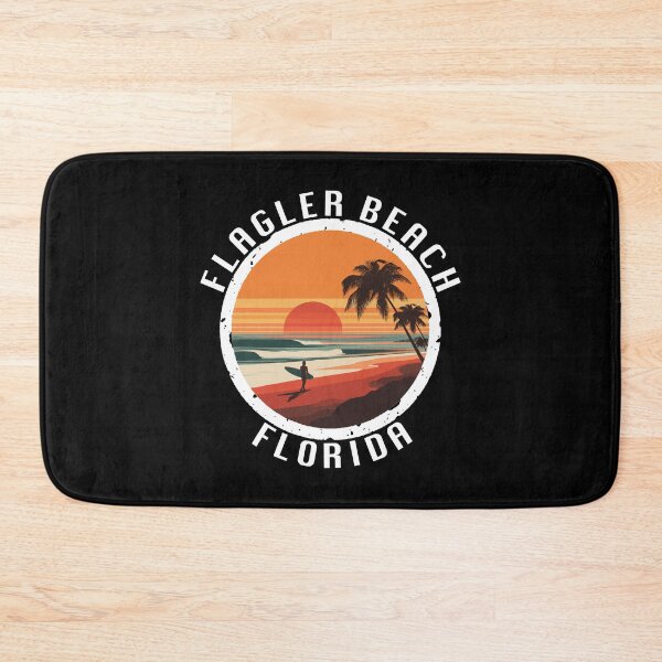 Item preview, Flagler Beach - Florida (with White Lettering) designed and sold by VelvetRoom.