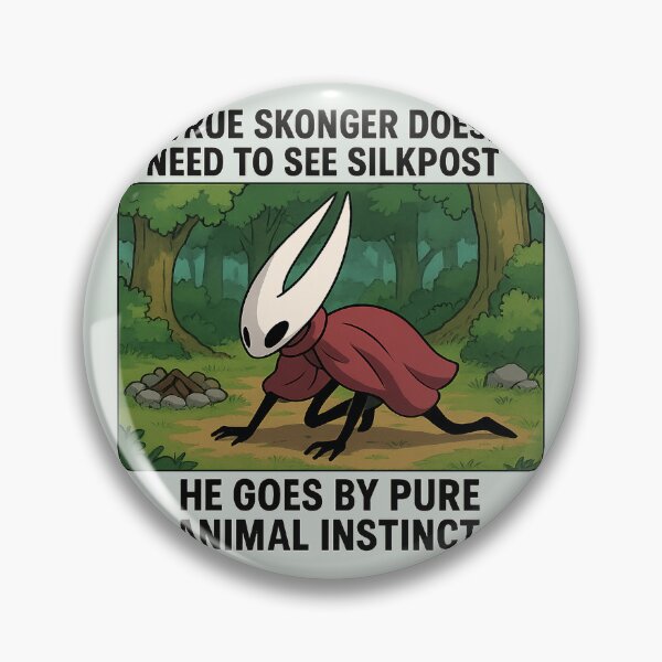Item preview, Pure Animal Instinct – Silksong Meme Edition designed and sold by Bratak.