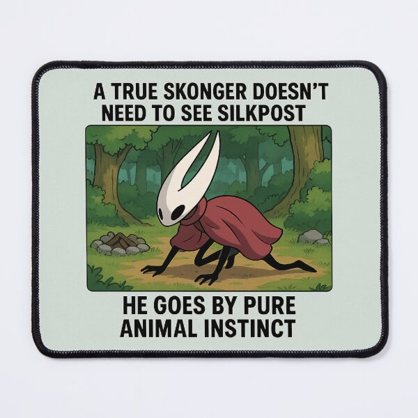 Item preview, Pure Animal Instinct – Silksong Meme Edition designed and sold by Bratak.