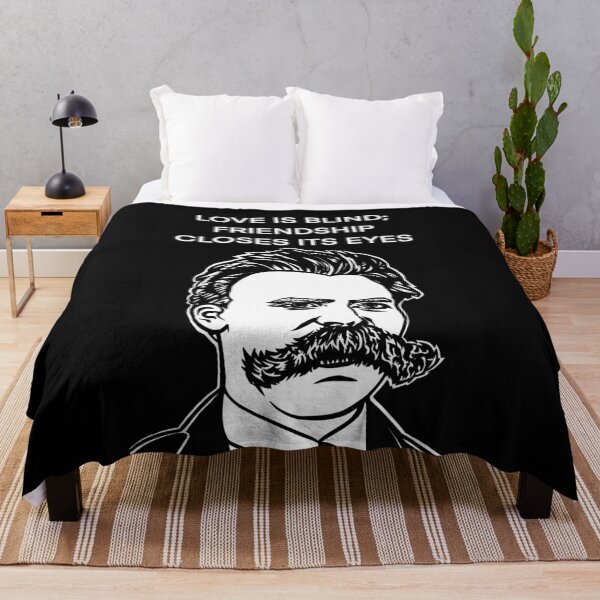 Item preview, FRIEDRICH NIETZSCHE quote .11 - ink portrait designed and sold by lautir.