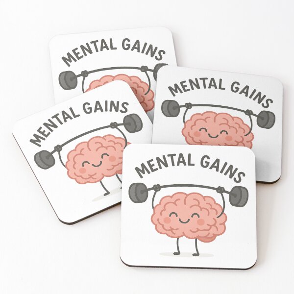 Item preview, Mental Gains – Train Your Mind Like a Muscle  designed and sold by stylishdzign.