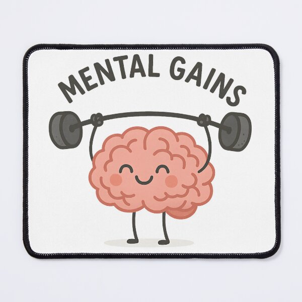 Item preview, Mental Gains – Train Your Mind Like a Muscle  designed and sold by stylishdzign.