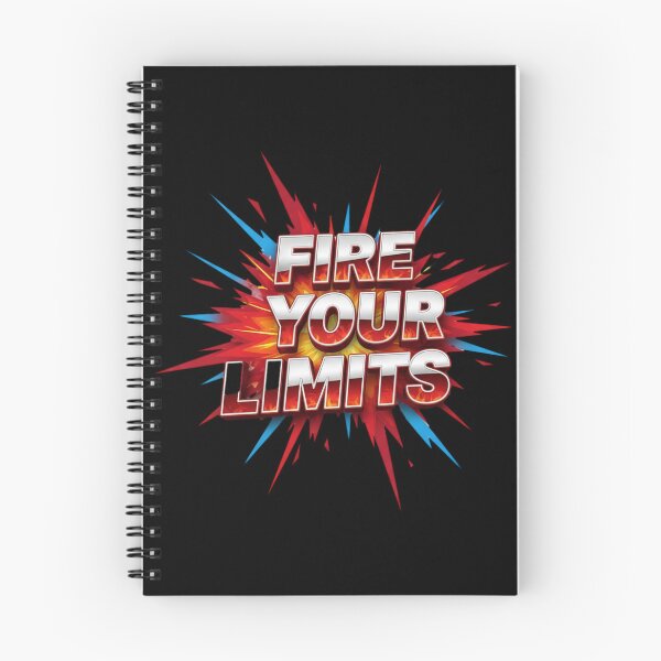 Item preview, Fire Your Limits - Dynamic Typography designed and sold by Silent Watch Threads..