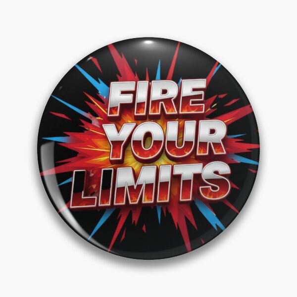 Item preview, Fire Your Limits - Dynamic Typography designed and sold by Silent Watch Threads..