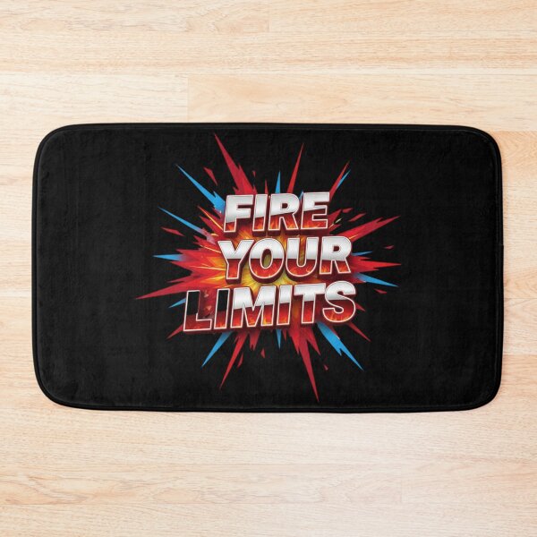 Item preview, Fire Your Limits - Dynamic Typography designed and sold by Silent Watch Threads..