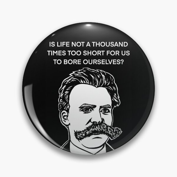 Item preview, FRIEDRICH NIETZSCHE quote .12 - ink portrait designed and sold by lautir.