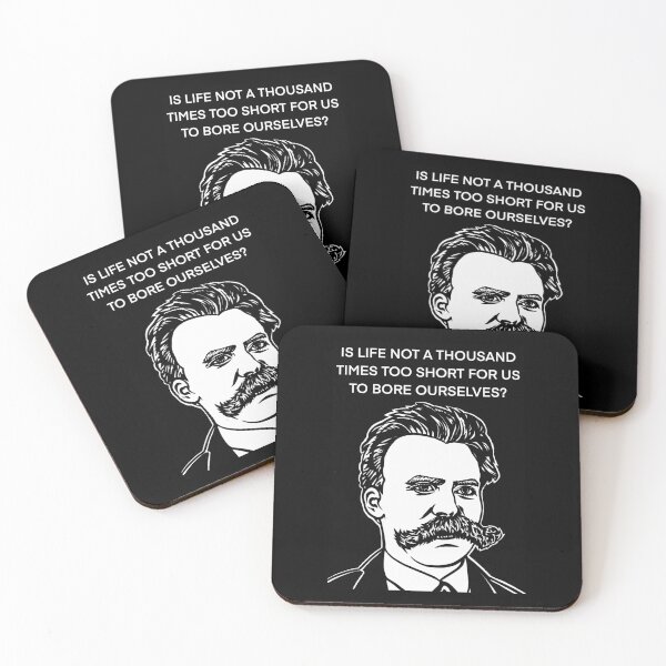 Item preview, FRIEDRICH NIETZSCHE quote .12 - ink portrait designed and sold by lautir.