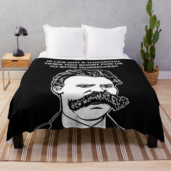 Item preview, FRIEDRICH NIETZSCHE quote .12 - ink portrait designed and sold by lautir.