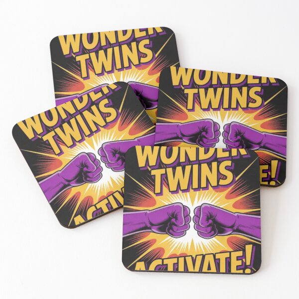 Item preview, Power Twins Activate – Neon Comic Streetwear Design designed and sold by martin max.