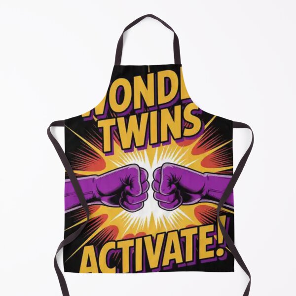 Item preview, Power Twins Activate – Neon Comic Streetwear Design designed and sold by martin max.