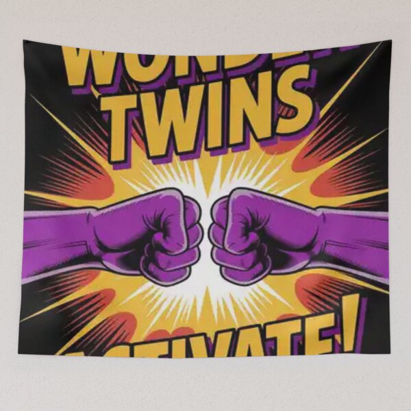 Item preview, Power Twins Activate – Neon Comic Streetwear Design designed and sold by martin max.