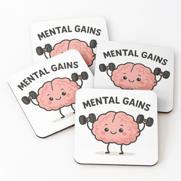 Item preview, Mental Gains – Train Your Mind Like a Muscle  designed and sold by stylishdzign.