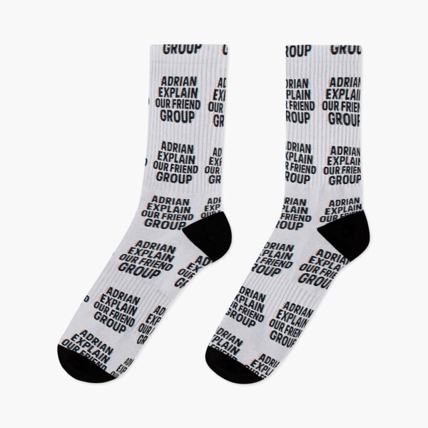 Item preview, Adrian Explain Our Friend Group – Glitch Meme Typography designed and sold by Bratak.