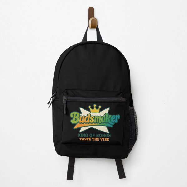 Item preview, Budsmoker King of Bongs Retro Parody Design designed and sold by POD DYNASTY | Original Print On Demand T-Shirt Graphics.