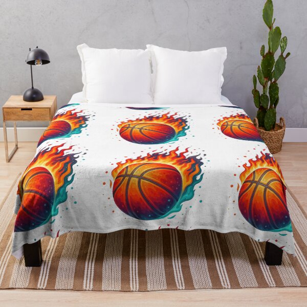 Item preview, Flaming Basketball Fireball Illustration designed and sold by ArtfulWeave.
