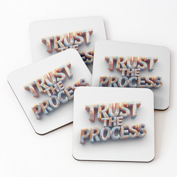 Item preview, Trust The Process - Textured 3D Graphic Art designed and sold by ZenPaths.