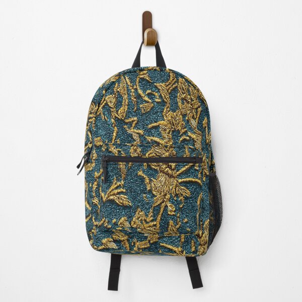 Item preview, Golden splendor on teal designed and sold by Sigtrix.