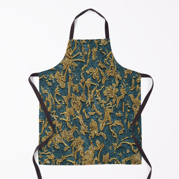 Item preview, Golden splendor on teal designed and sold by Sigtrix.