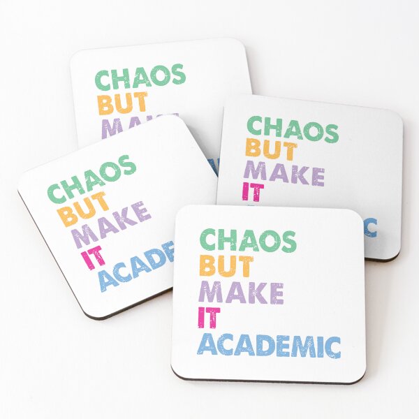 Item preview, Chaos But Make It Academic, Funny Teacher Back To School designed and sold by PrintItStudio.
