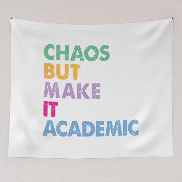 Item preview, Chaos But Make It Academic, Funny Teacher Back To School designed and sold by PrintItStudio.