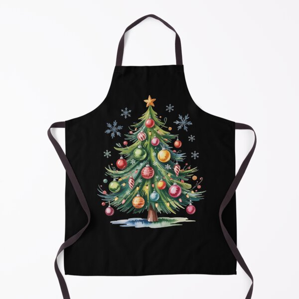 Item preview, Watercolor Christmas Tree with Star designed and sold by Gogetgiggles.