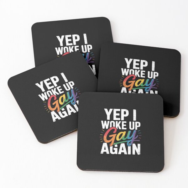 Item preview, Yep I Woke Up Gay Again LGBT  designed and sold by EllinoKlemo.