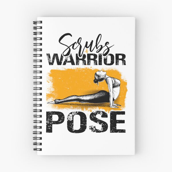 Item preview, Scrubs Warrior Pose Healthcare Nurse Yoga designed and sold by MuniraWearify.