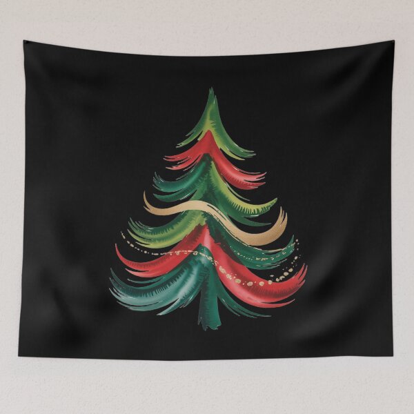 Item preview, Watercolor Christmas Tree with Star designed and sold by Gogetgiggles.