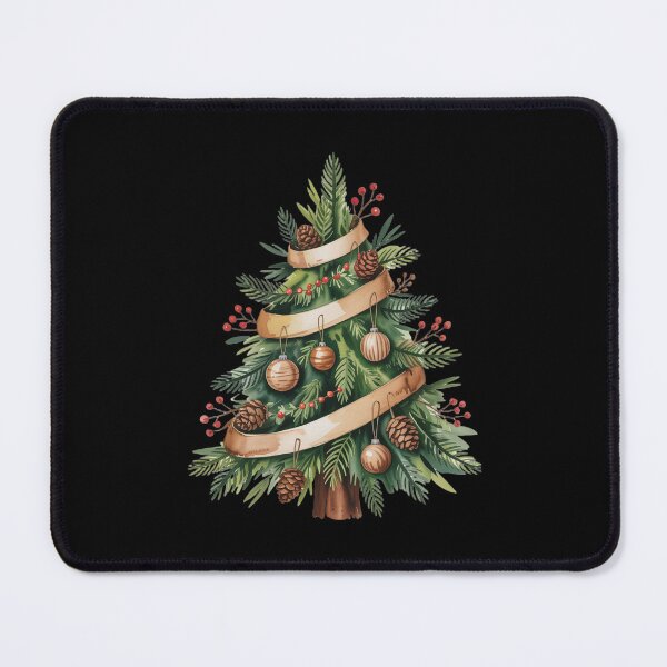 Item preview, Watercolor Christmas Tree with Star designed and sold by Gogetgiggles.